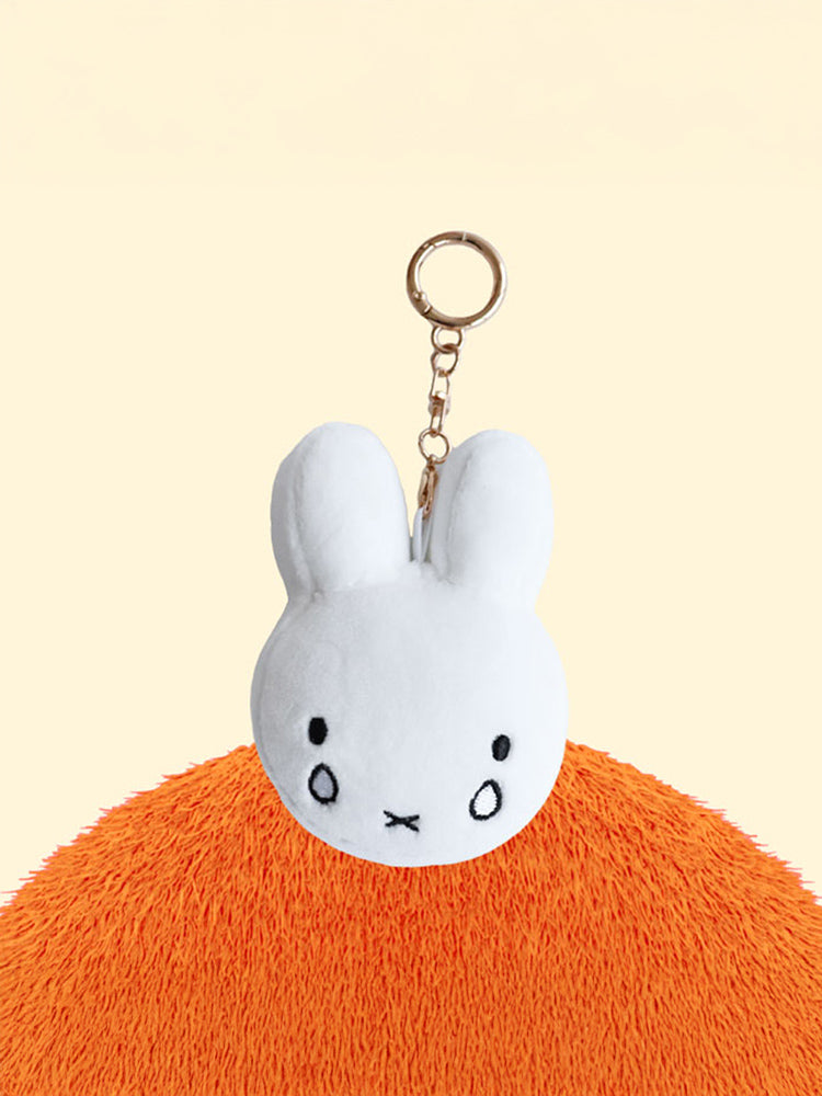 miffy CRYING FACE PLUSH KEYRING (White)