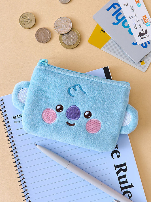 BT21 KOYA BABY ZIPPERED POCKET WALLET DAILY BASIC