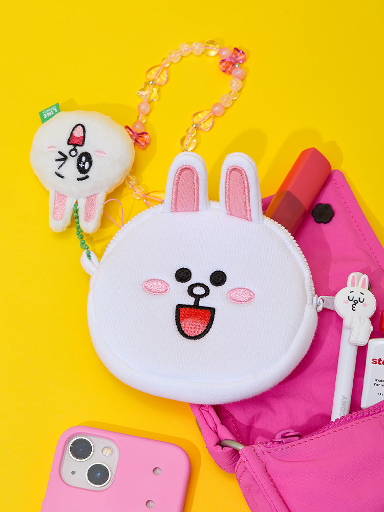 LINE FRIENDS CONY FACE POUCH ORIGINAL EDITION