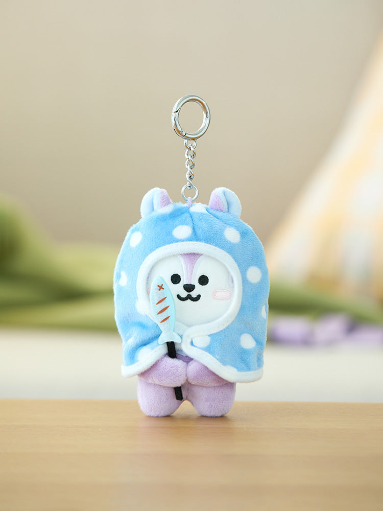 BT21 MANG DOLL KEYRING CAMPFIRE