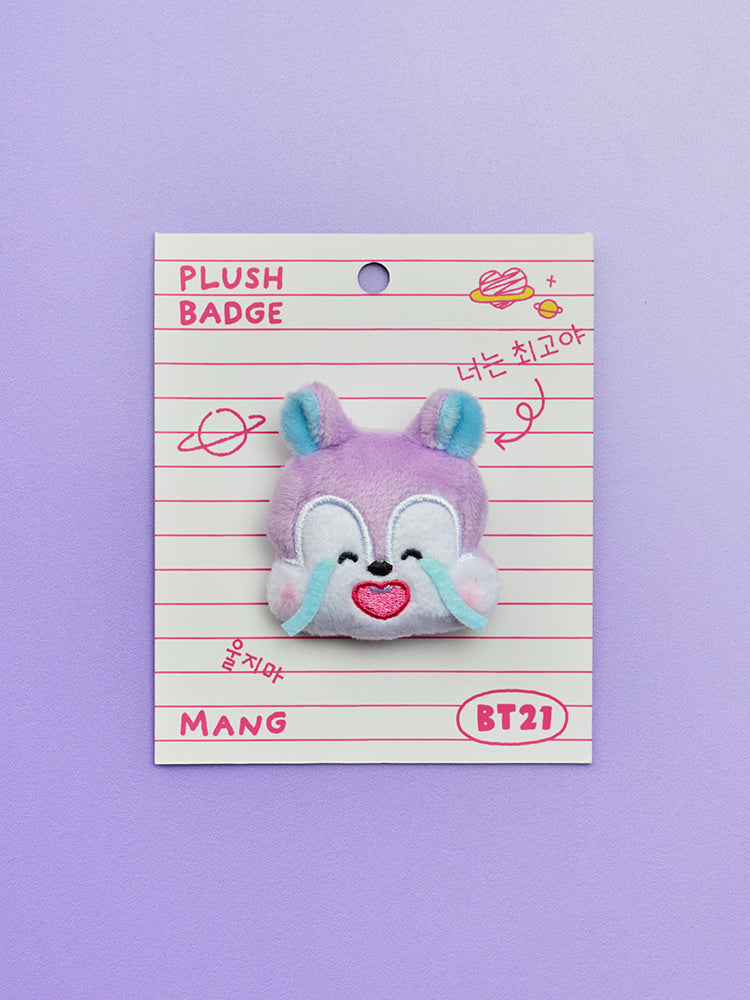 BT21 오늘의 기분 엉엉 인형 뱃지