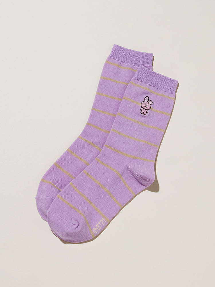 BT21 STRIPE SOCKS BASIC