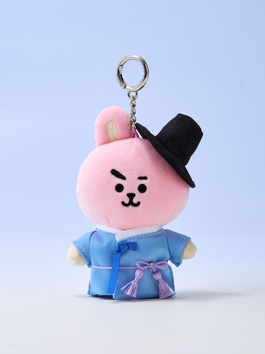 BT21 COOKY PLUSH KEYRING K-SEONBI