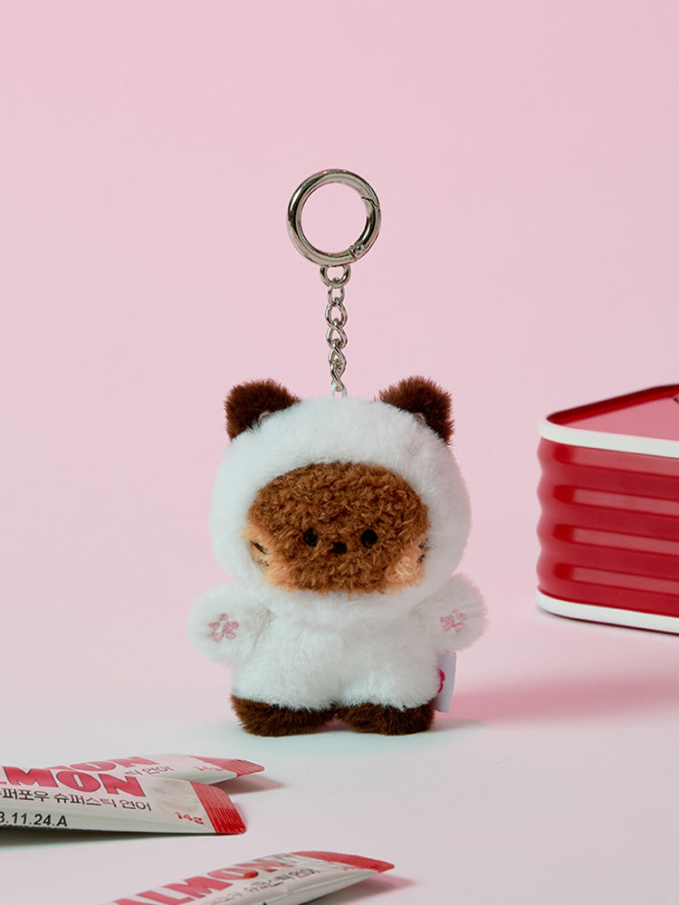 LINE FRIENDS mini minini catnini bnini PLUSH KEYRING