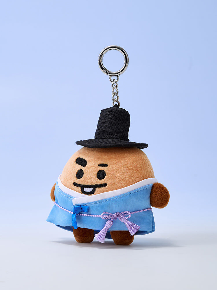BT21 SHOOKY PLUSH KEYRING K-SEONBI