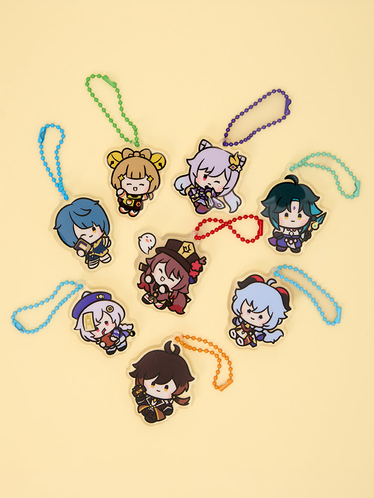 Genshin Liyue minini RANDOM ACRYLIC KEYRING