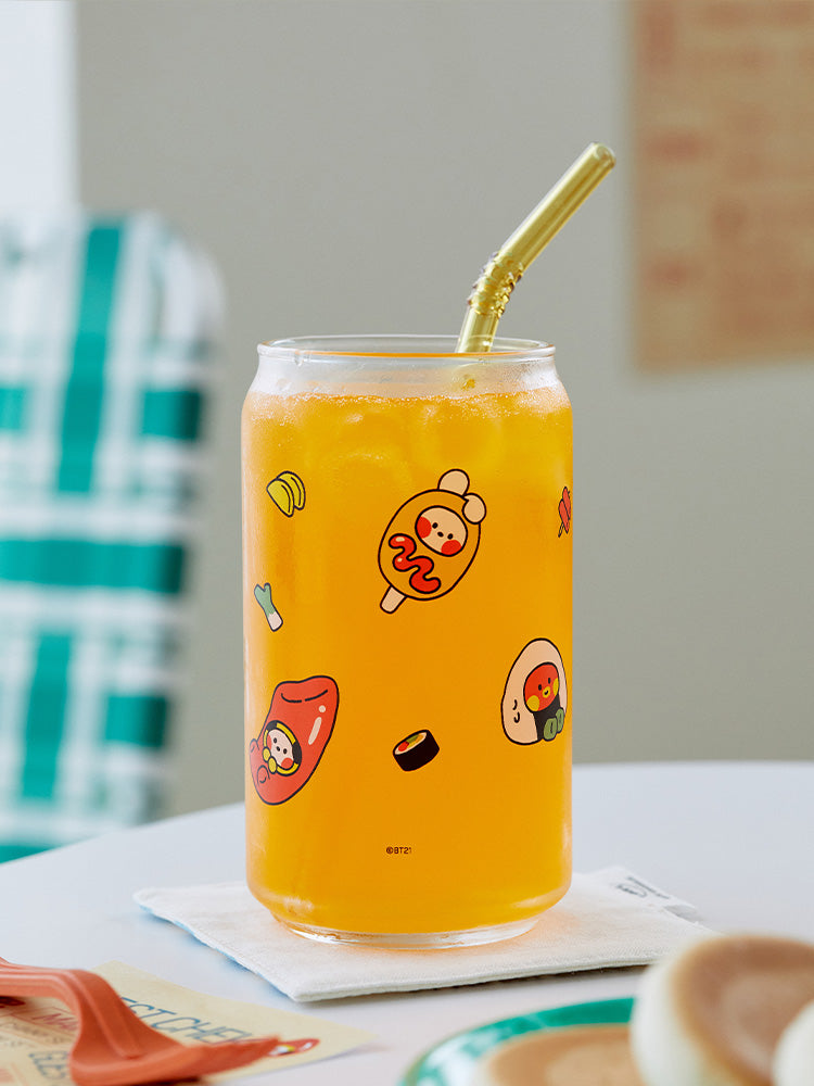 BT21ミニニーBUNSIKガラスカップ（475ml）