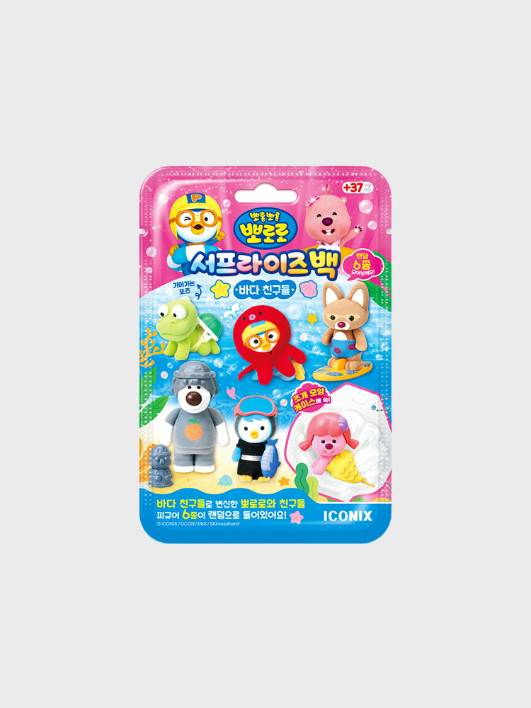 RANDOM SQUARE PORORO & FRIENDS SURPRISE BAG OCEAN FRIENDS (RANDOM)