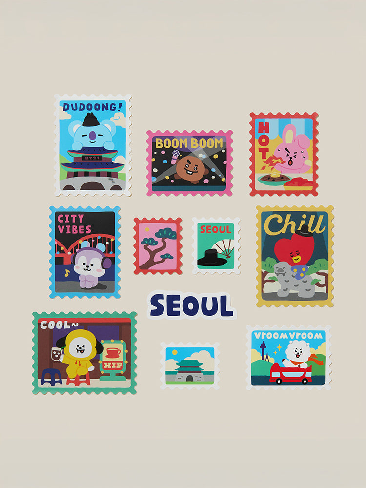 BT21 서울 에디션 스티커팩
