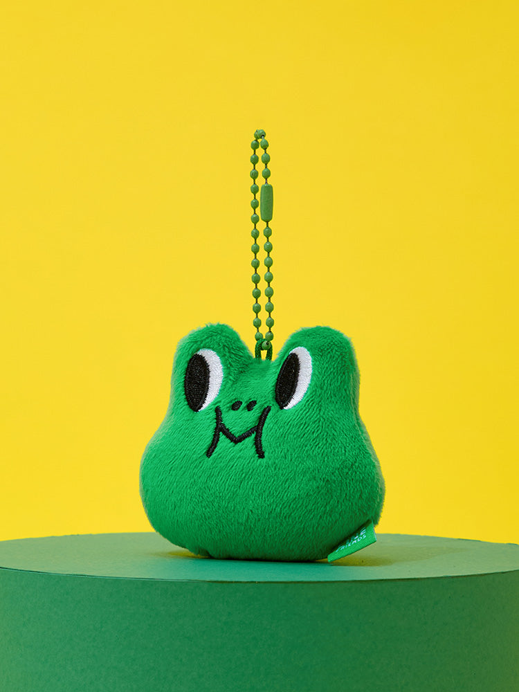 LINE FRIENDS LEONARD FACE PLUSH KEYRING ORIGINAL EDITION