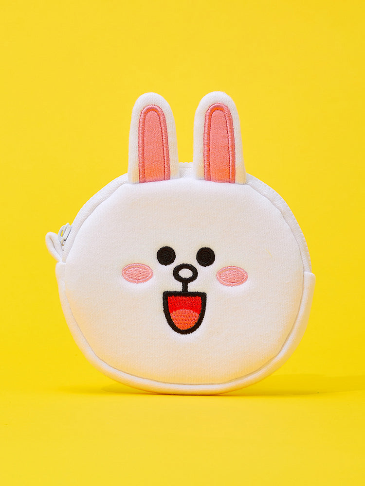 LINE FRIENDS CONY FACE POUCH ORIGINAL EDITION