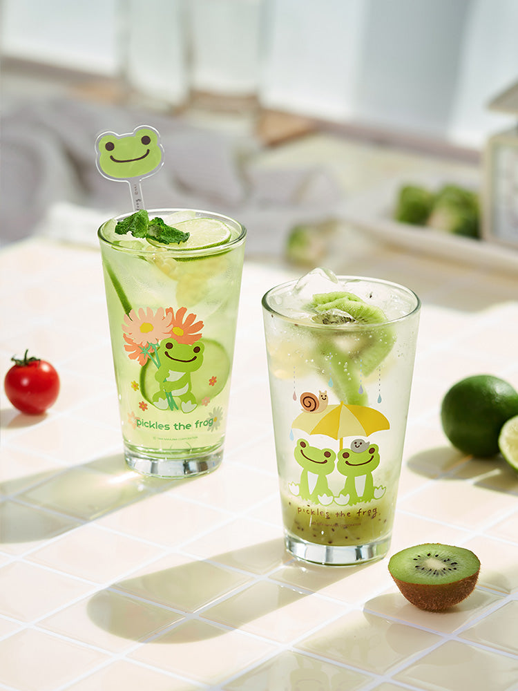pickles the frog GLASS CUP