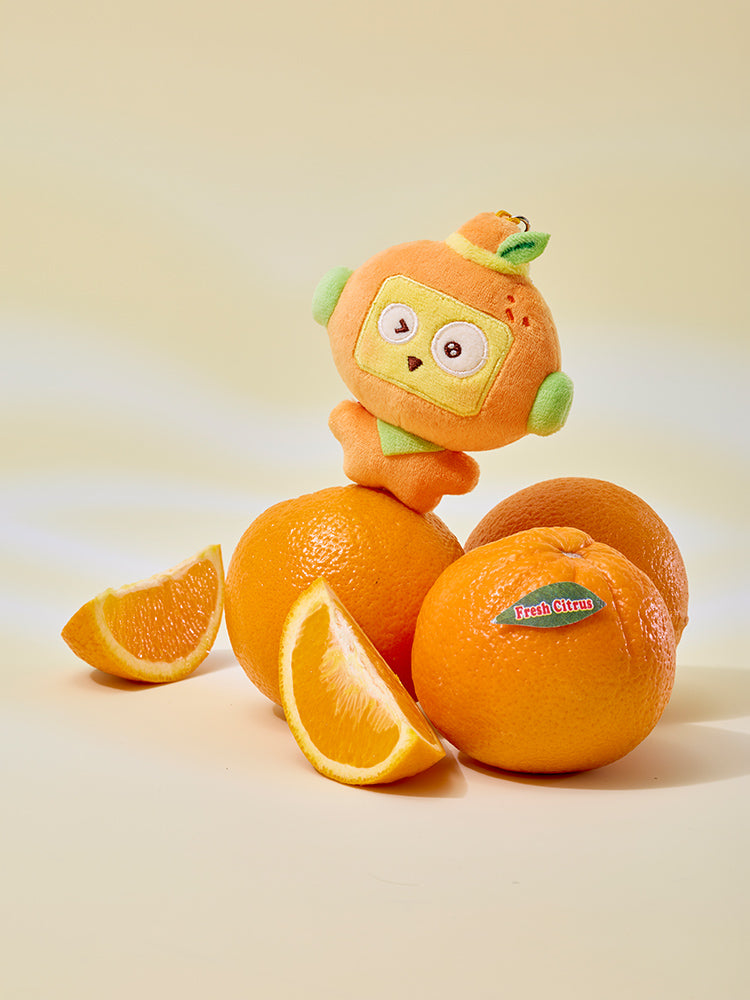 TRUZ HIKUN PLUSH KEYRING FRUIT – LINE FRIENDS SQUARE