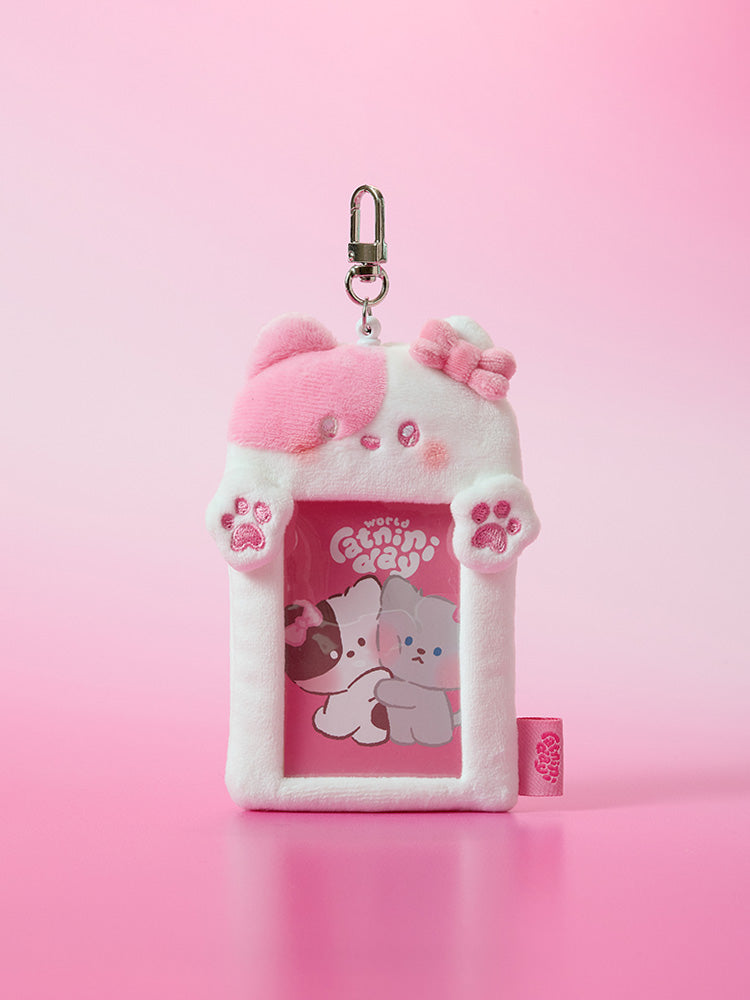 LINE FRIENDS minini catnini jenini PHOTO HOLDER KEYRING