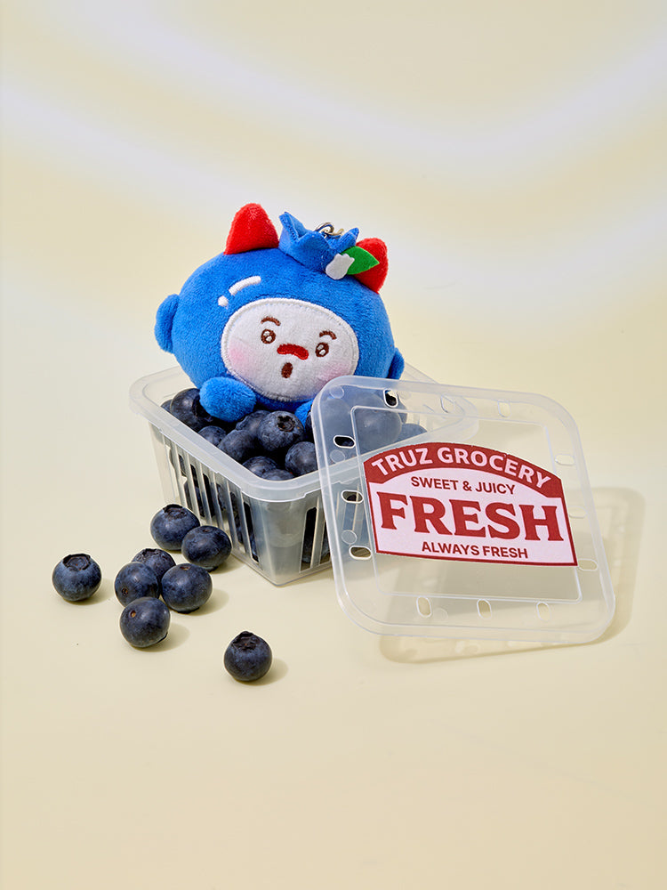 TRUZ WOOPY PLUSH KEYRING FRUIT – LINE FRIENDS SQUARE