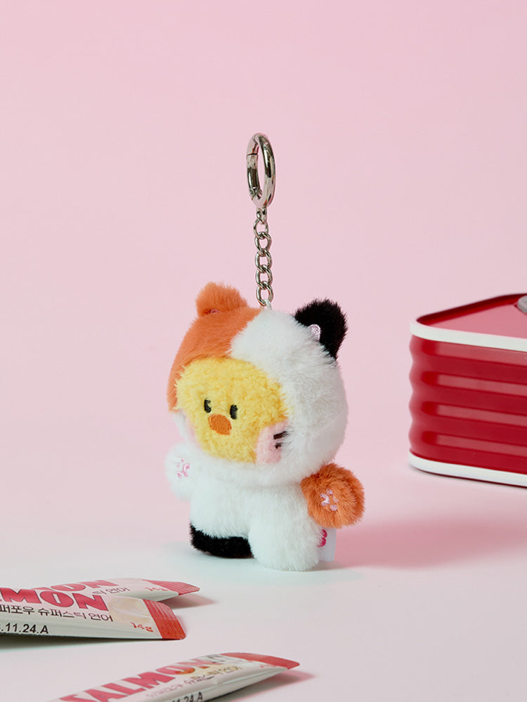 LINE FRIENDS mini minini catnini selini PLUSH KEYRING