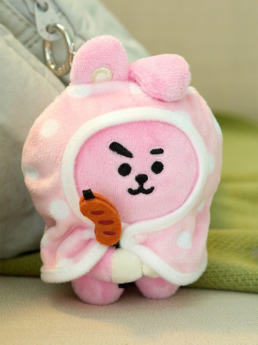 BT21 COOKY 캠프파이어 담요 인형 키링