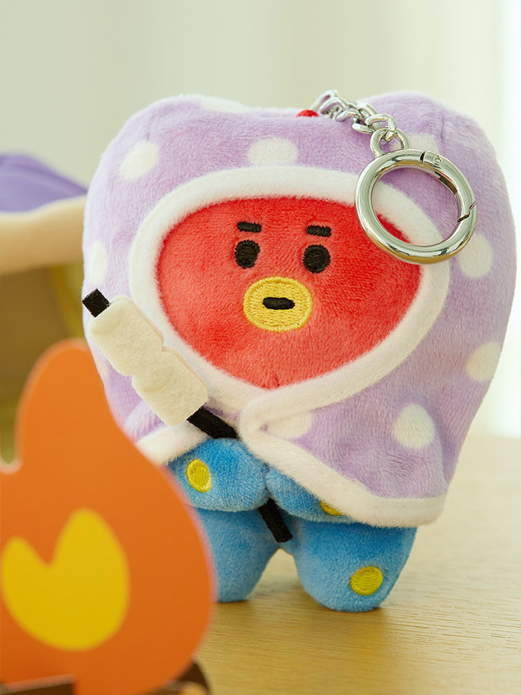 BT21 TATA DOLL KEYRING CAMPFIRE