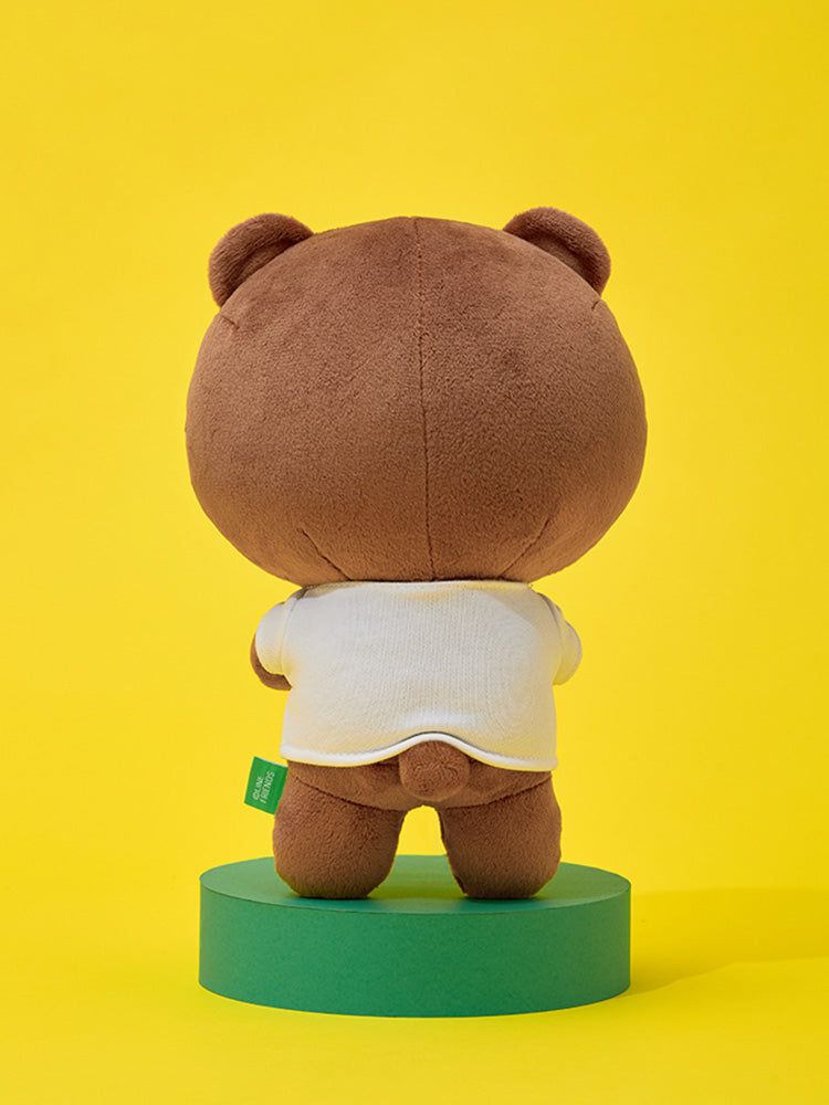 LINE FRIENDS BROWN MEDIUM-SIZED DOLL (COUPLE) ORIGINAL EDITION