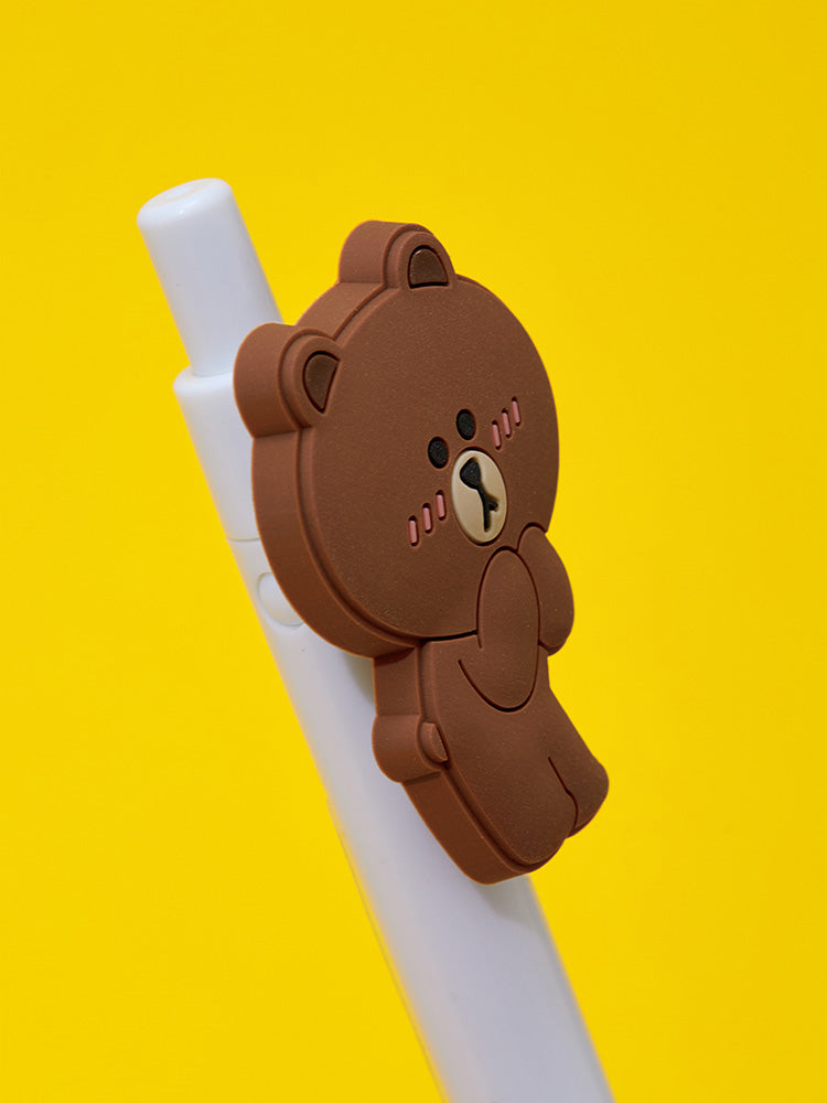 LINE FRIENDS BROWN GEL PEN ORIGINAL EDITION