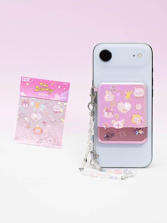 BT21 5K 마그네틱 보조베터리 (The Journey Pink)