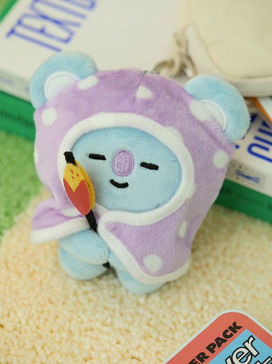 BT21 KOYA 캠프파이어 담요 인형 키링