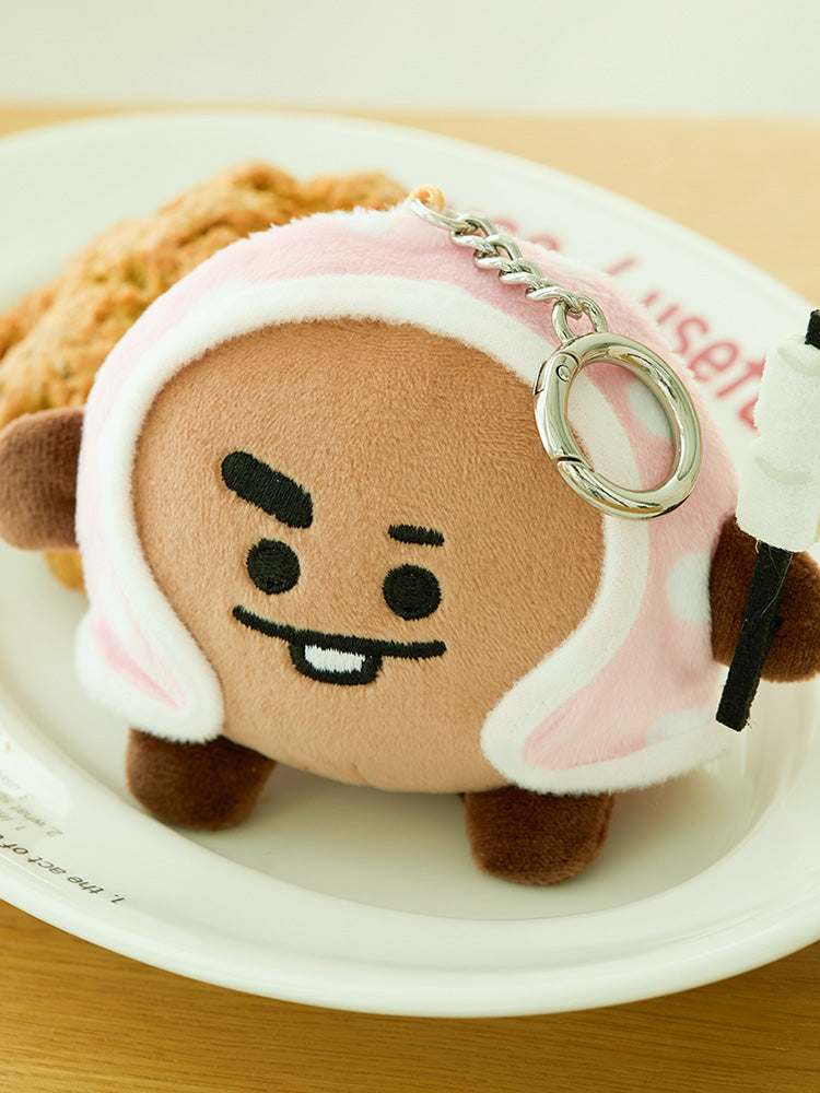 BT21 SHOOKY 캠프파이어 담요 인형 키링