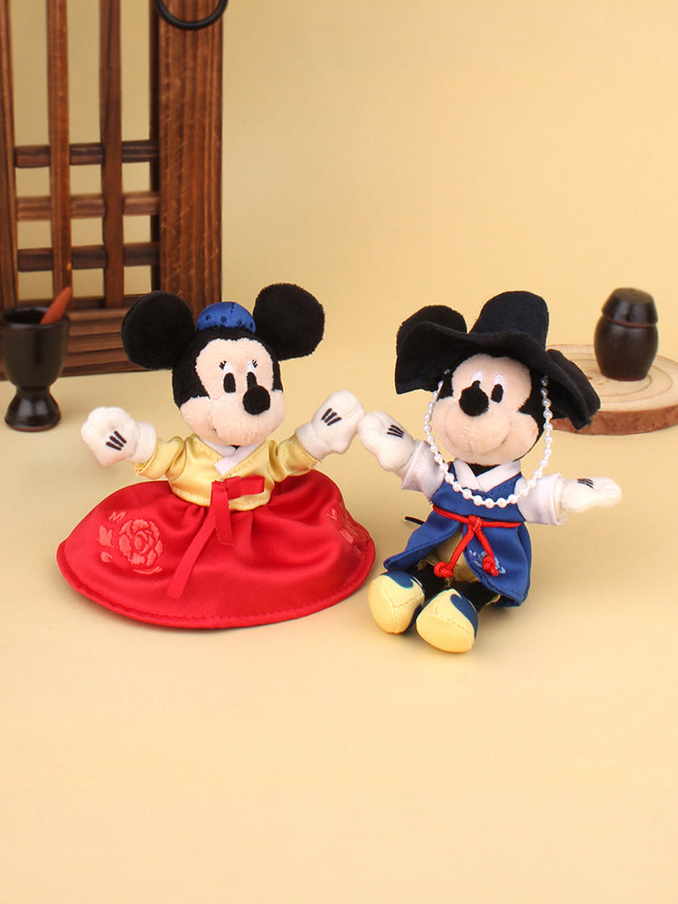 미키 미니 꽃한복 인형키링