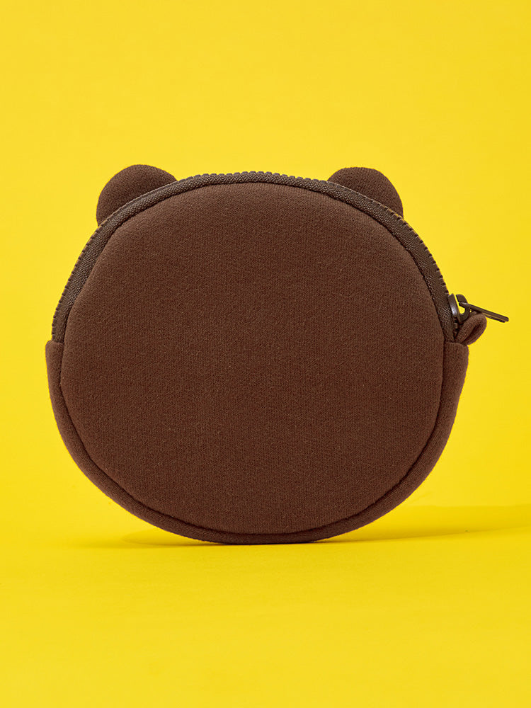 LINE FRIENDS BROWN FACE POUCH ORIGINAL EDITION