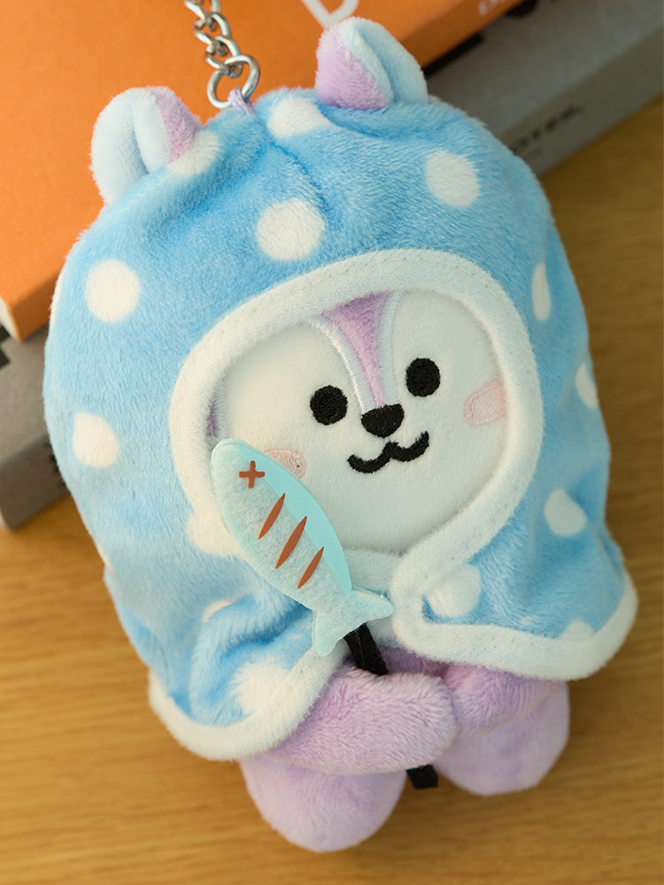 BT21 MANG DOLL KEYRING CAMPFIRE