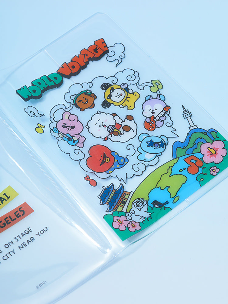 BT21 PASSPORT COVER WORLD VOYAGE