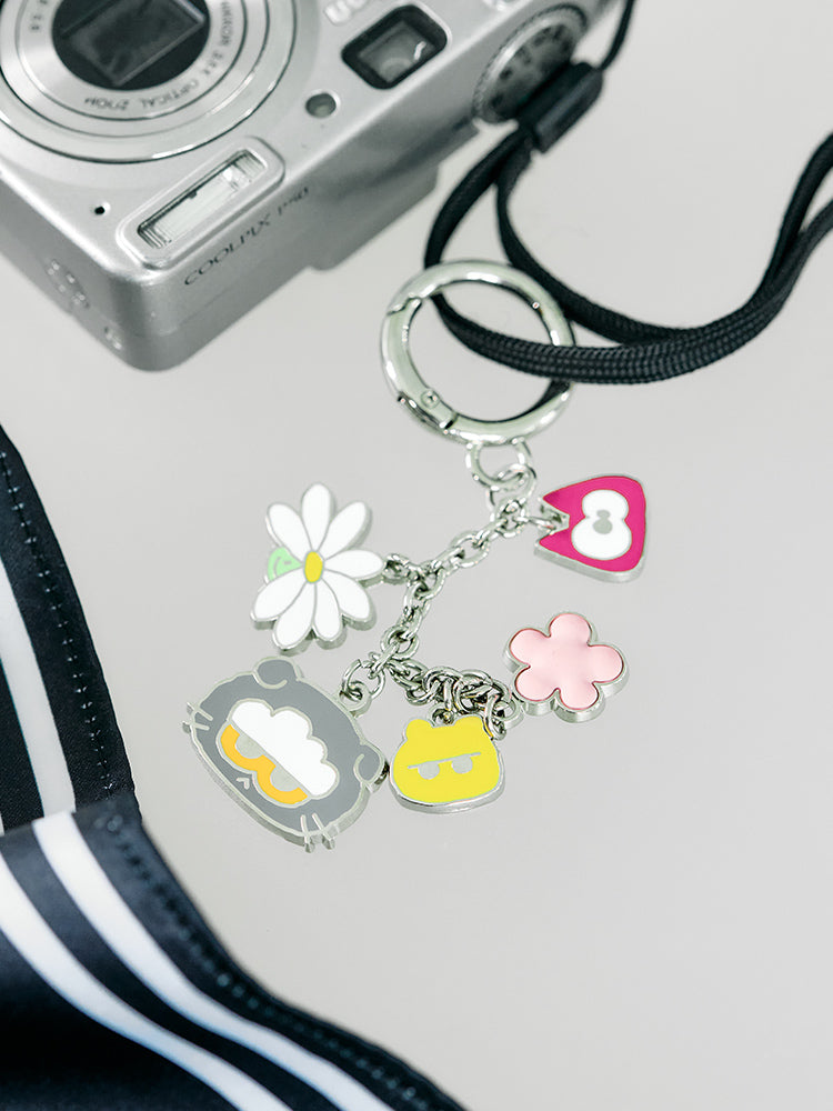ZO&FRIENDS METAL KEYRING SIGNATURE | LINE FRIENDS SQUARE