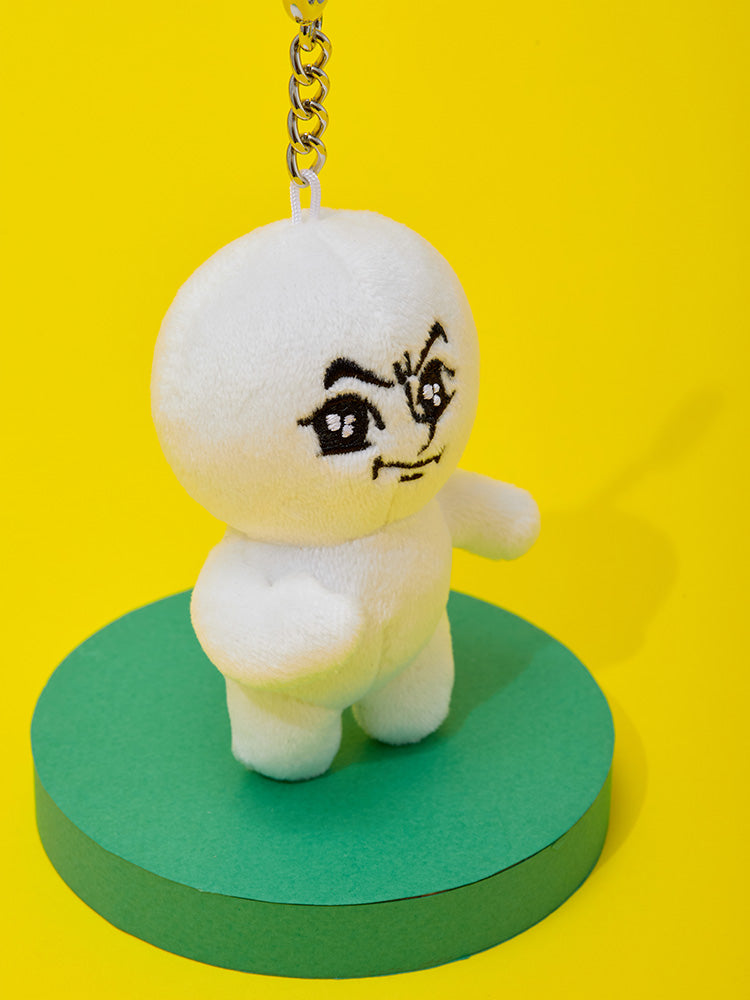 LINE FRIENDS THUMBS UP MOON PLUSH KEYRING ORIGINAL EDITION