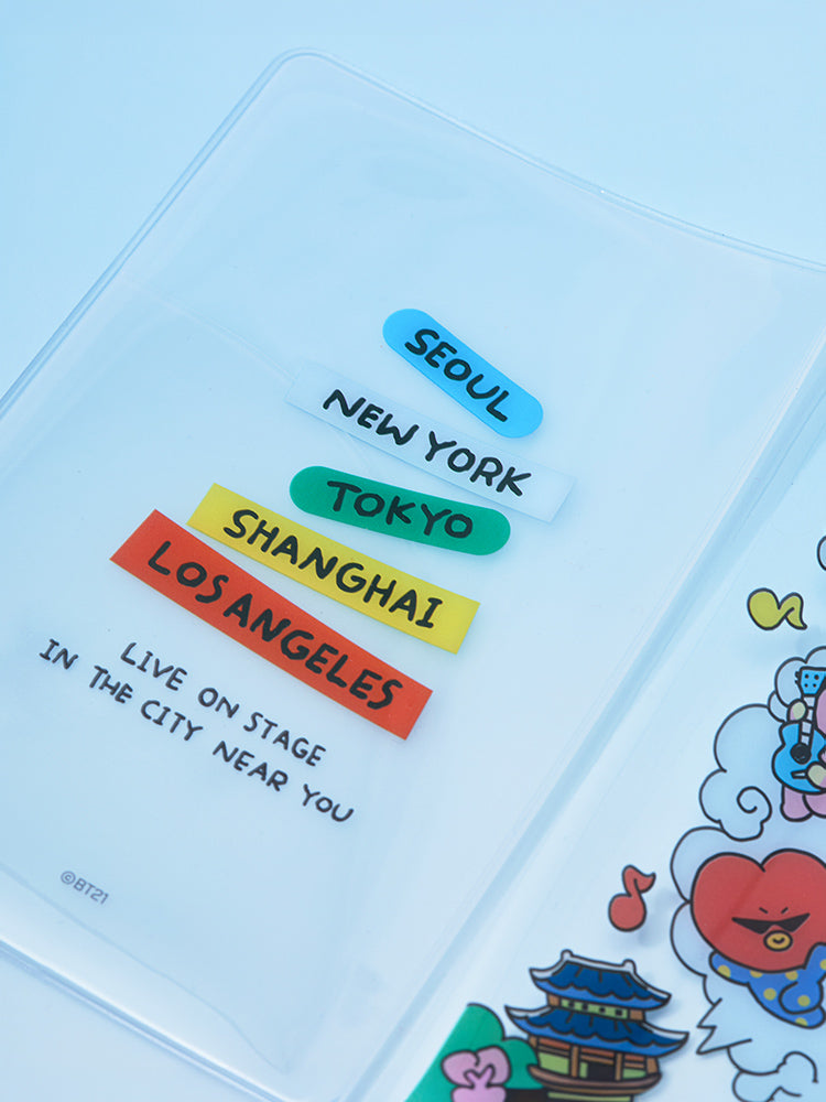 BT21 PASSPORT COVER WORLD VOYAGE
