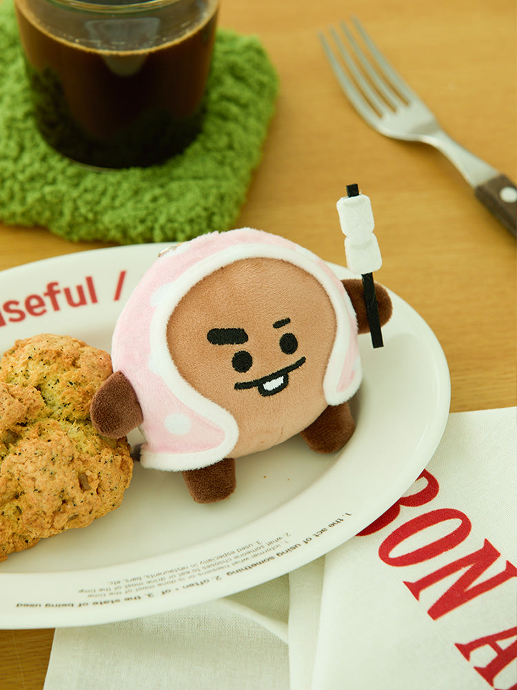 BT21 SHOOKY 캠프파이어 담요 인형 키링