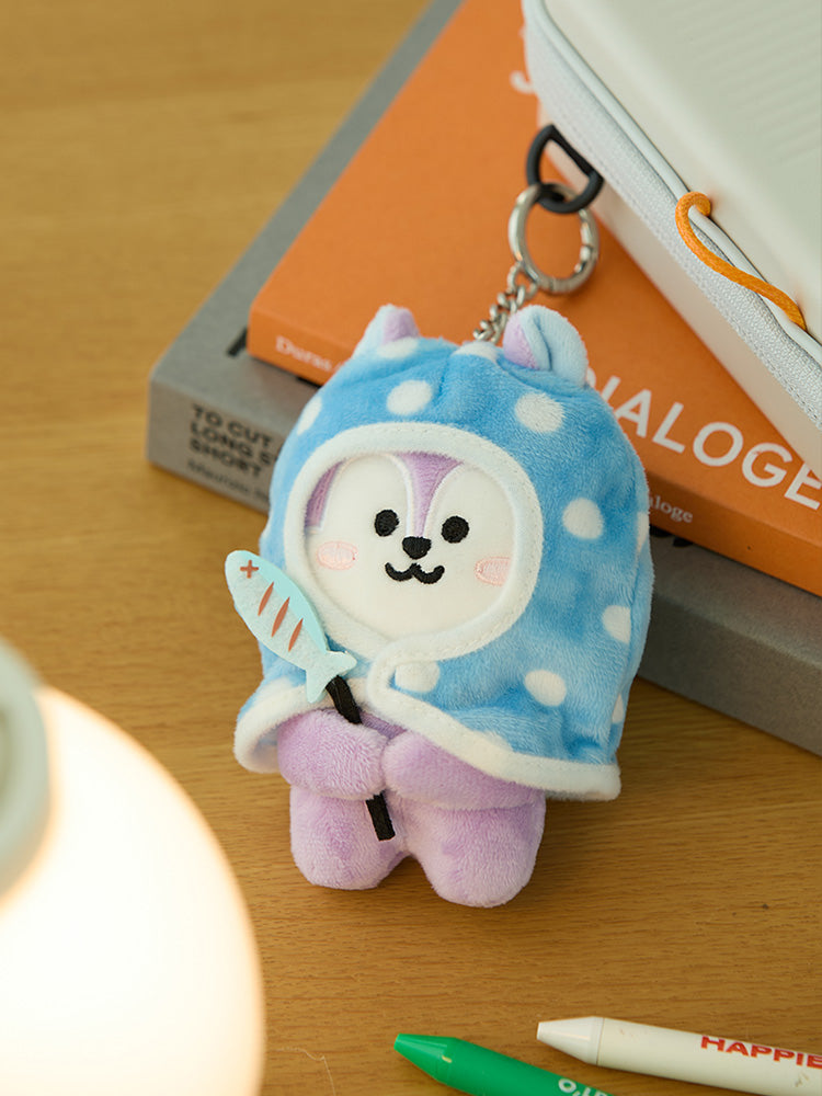 BT21 MANG DOLL KEYRING CAMPFIRE