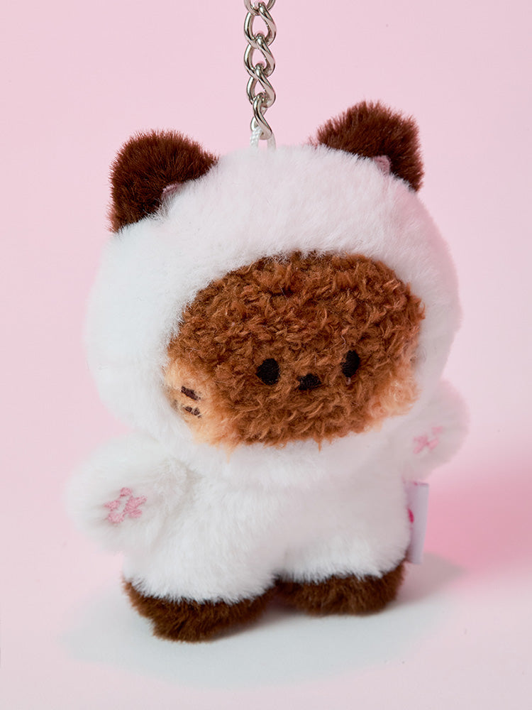 LINE FRIENDS mini minini catnini bnini PLUSH KEYRING