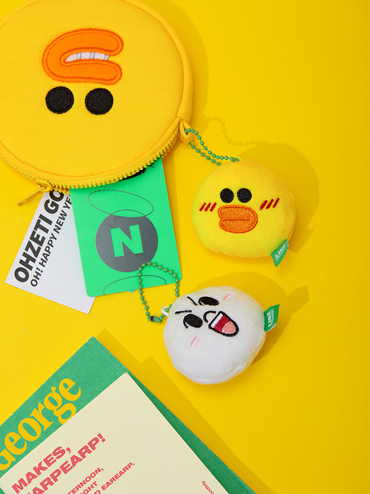 LINE FRIENDS SALLY FACE PLUSH KEYRING ORIGINAL EDITION