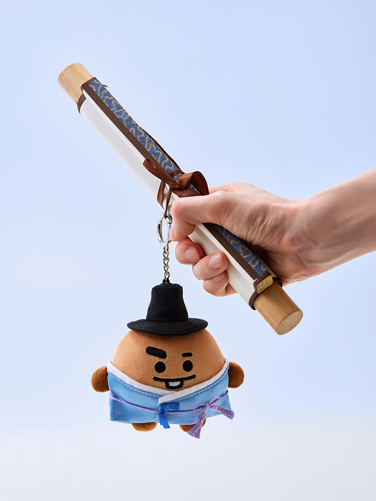 BT21 SHOOKY PLUSH KEYRING K-SEONBI