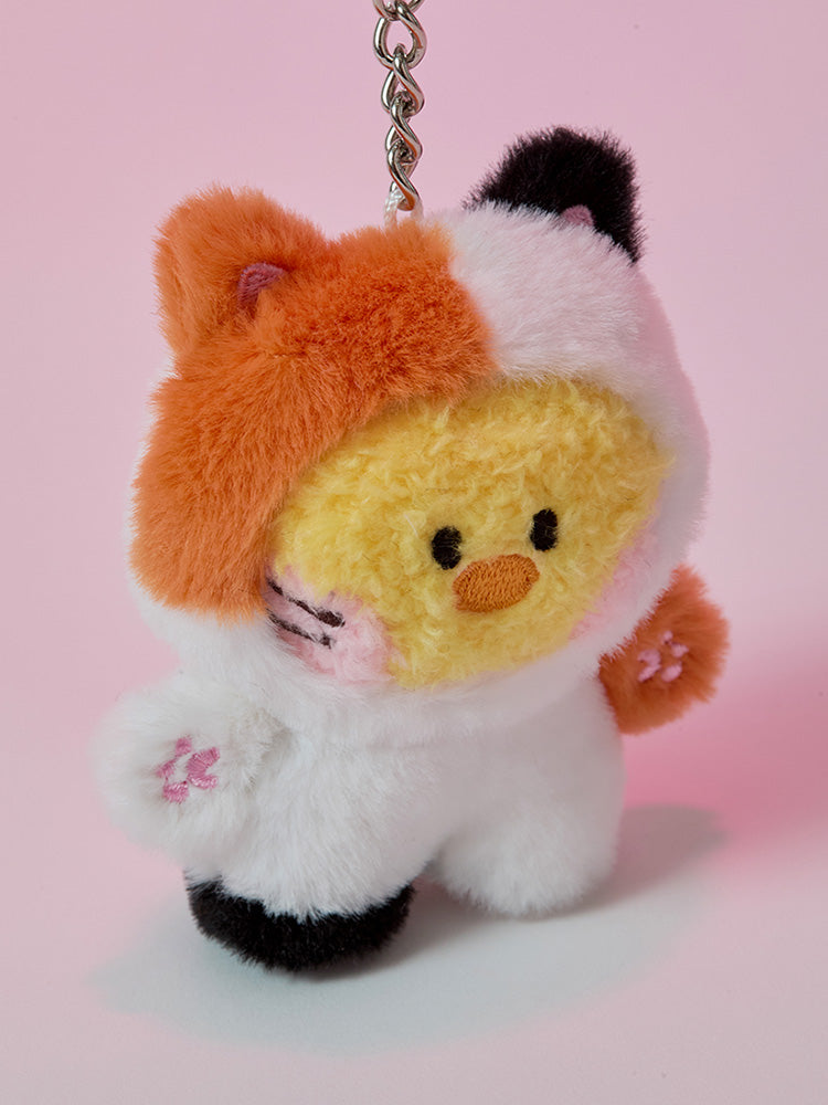 LINE FRIENDS mini minini catnini selini PLUSH KEYRING