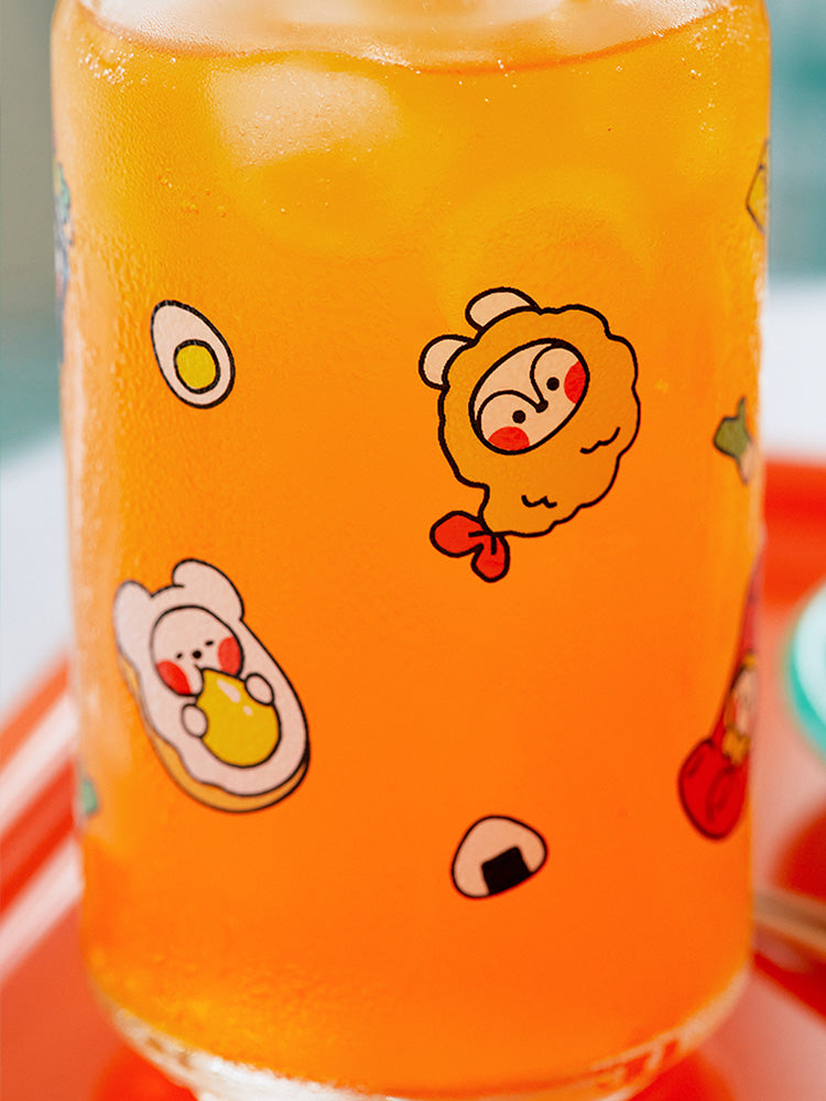 BT21 미니니 BUNSIK 유리컵 (475ml)