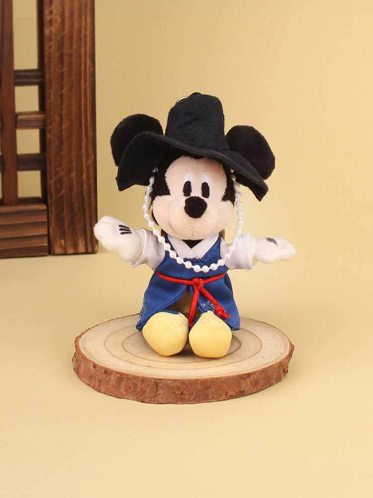 미키 미니 꽃한복 인형키링