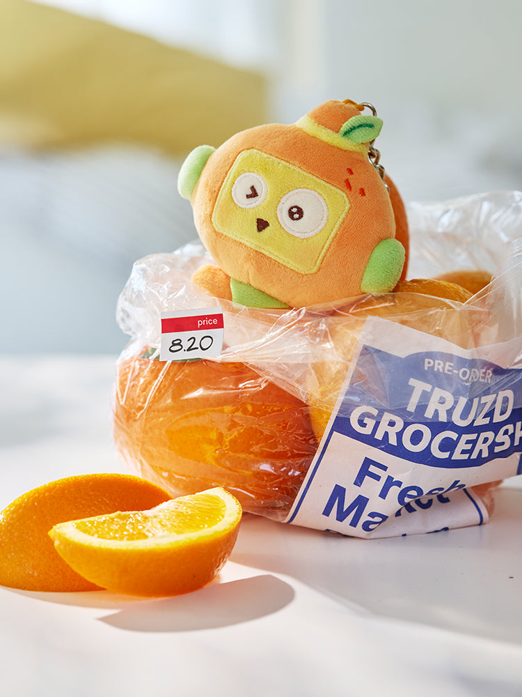 TRUZ POPUP Hikun アサヒ マスコットキーホルダー　ぬいぐるみ TRUZ HIKUN PLUSH KEYRING FRUIT – LINE FRIENDS SQUARE