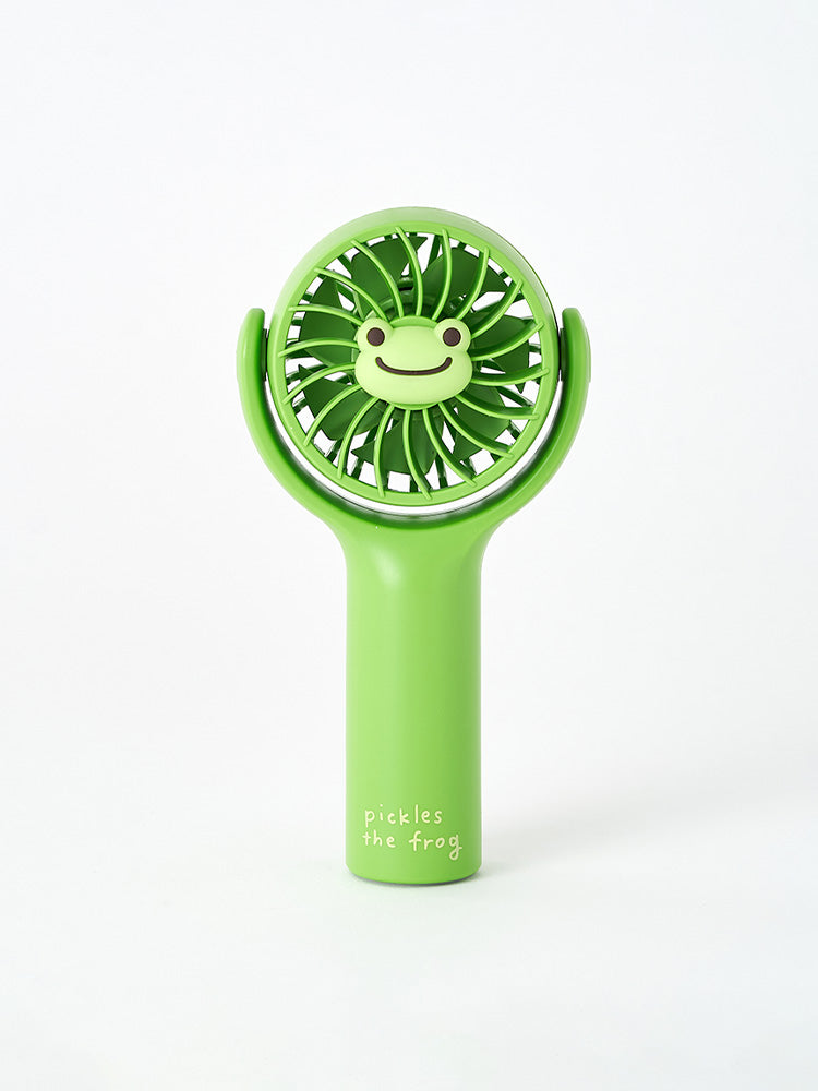 pickles the frog PORTABLE HANDHELD FAN WITH STICKERS