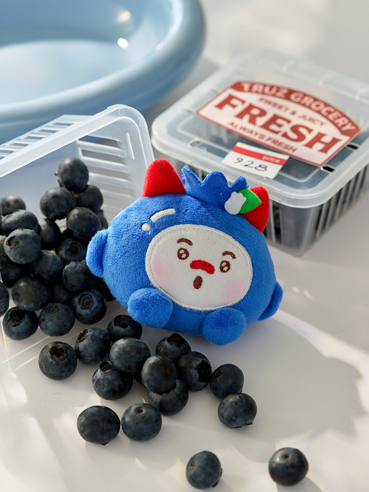 TRUZ WOOPY PLUSH KEYRING FRUIT – LINE FRIENDS SQUARE