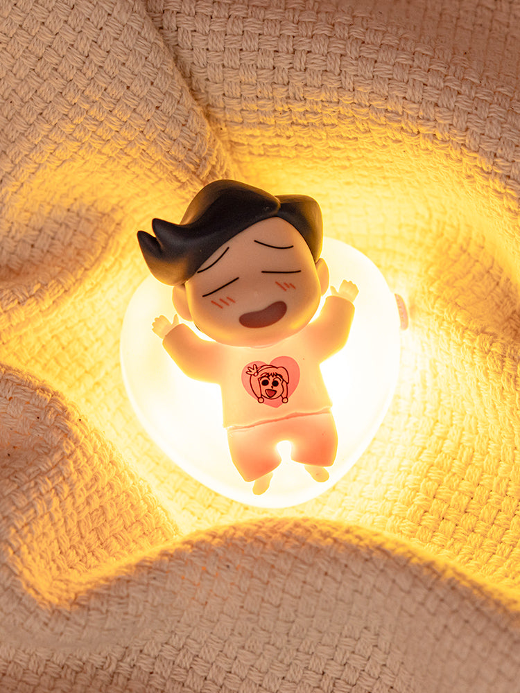 랜덤 스퀘어 짱구는 못말려 쿠션 무드등 피규어