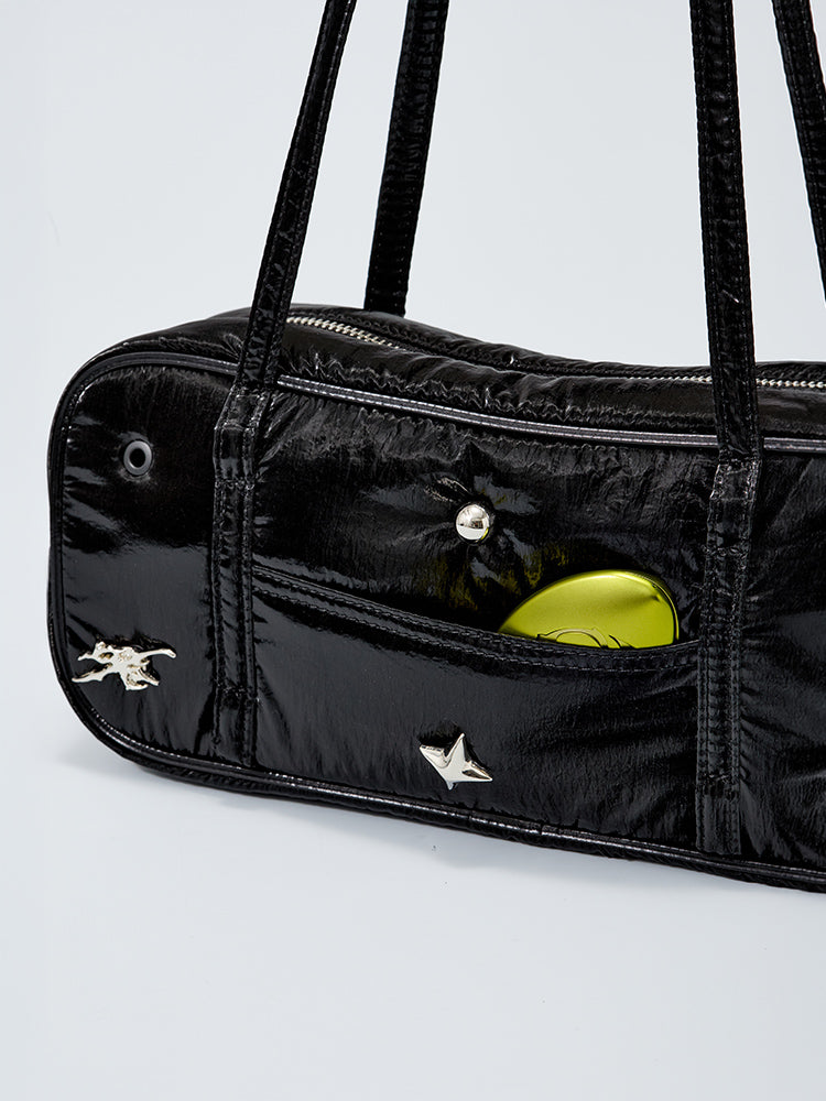 [coller aespa edition] COLLER BAGUETTE BAG ONYX BLACK