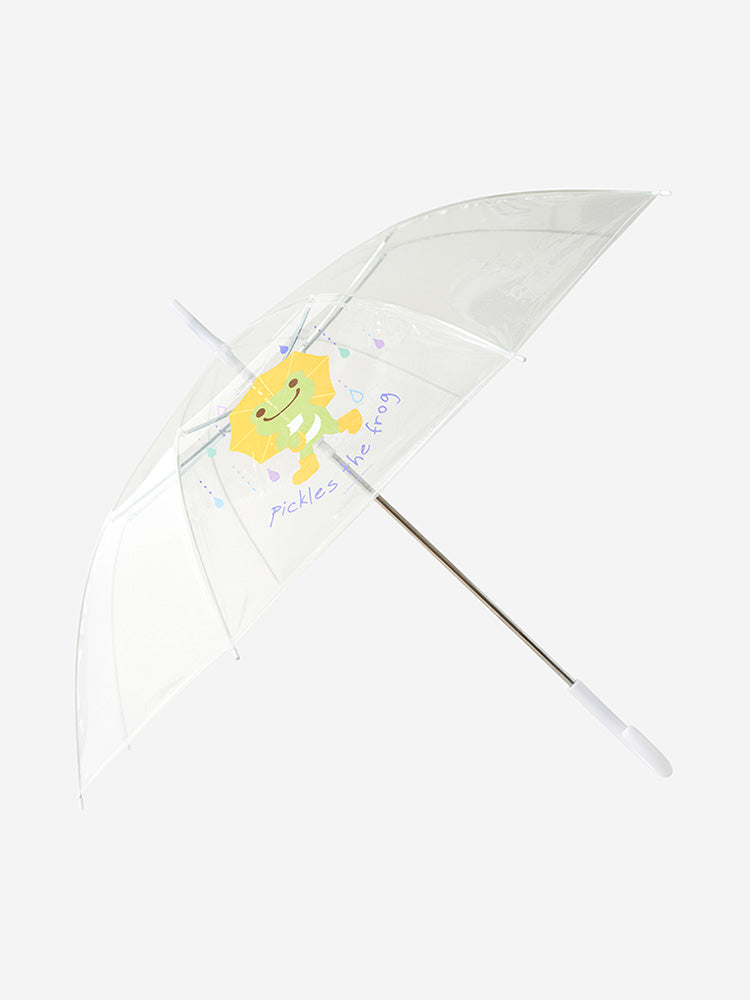 pickles the frog CLEAR UMBRELLA