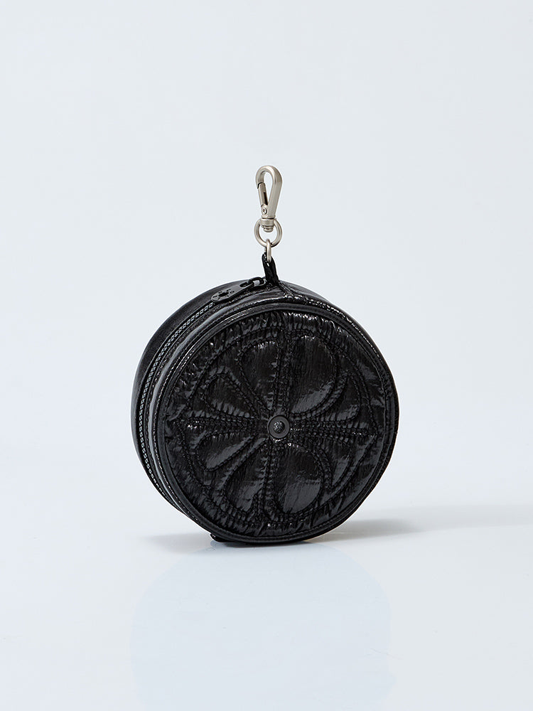 coller aespa edition] LEMONADE KEYRING BAG ONYX BLACK – LINE