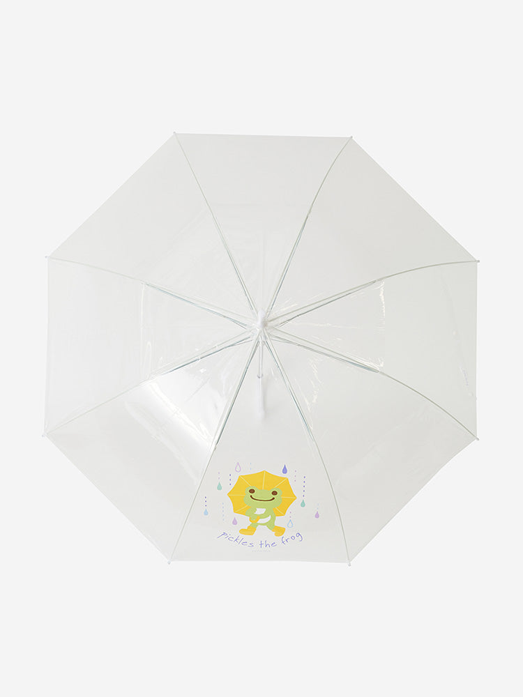 pickles the frog CLEAR UMBRELLA